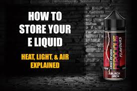 How To Store E-liquid