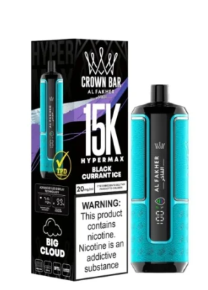 AL FAKHER CROWN BAR 15K HYPERMAX DISPOSABLE - MrVapora.pk