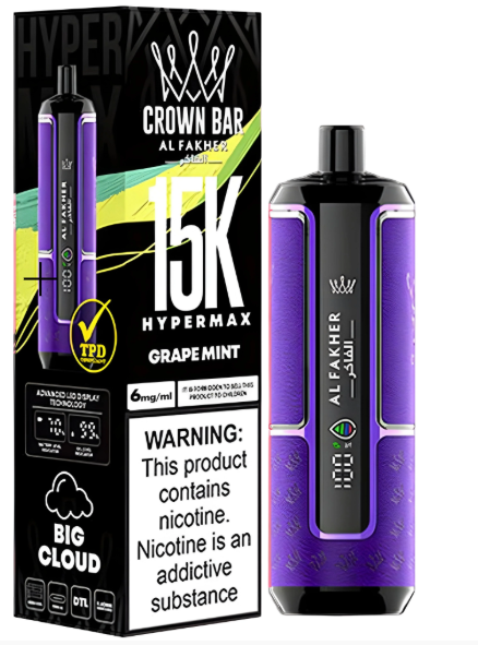 AL FAKHER CROWN BAR 15K HYPERMAX DISPOSABLE - MrVapora.pk