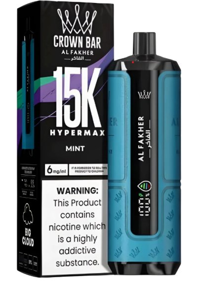 AL FAKHER CROWN BAR 15K HYPERMAX DISPOSABLE - MrVapora.pk