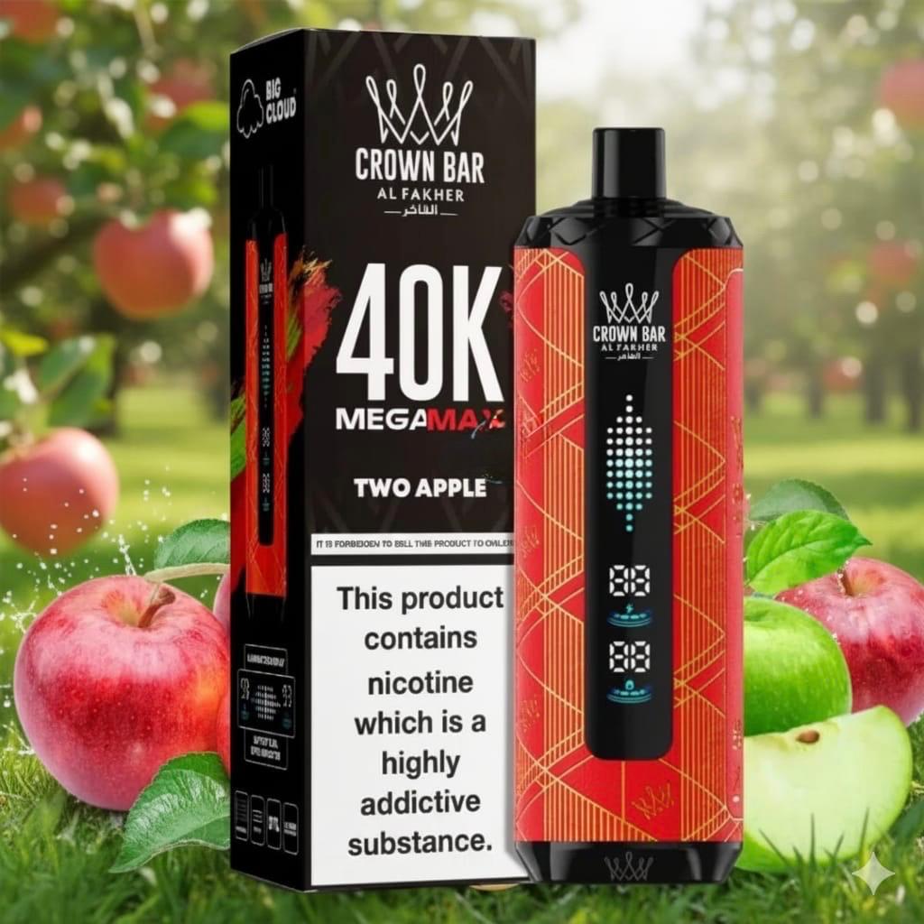 AL FAKHER MEGA MAX 40K CROWN BAR 6MG - MrVapora.pk