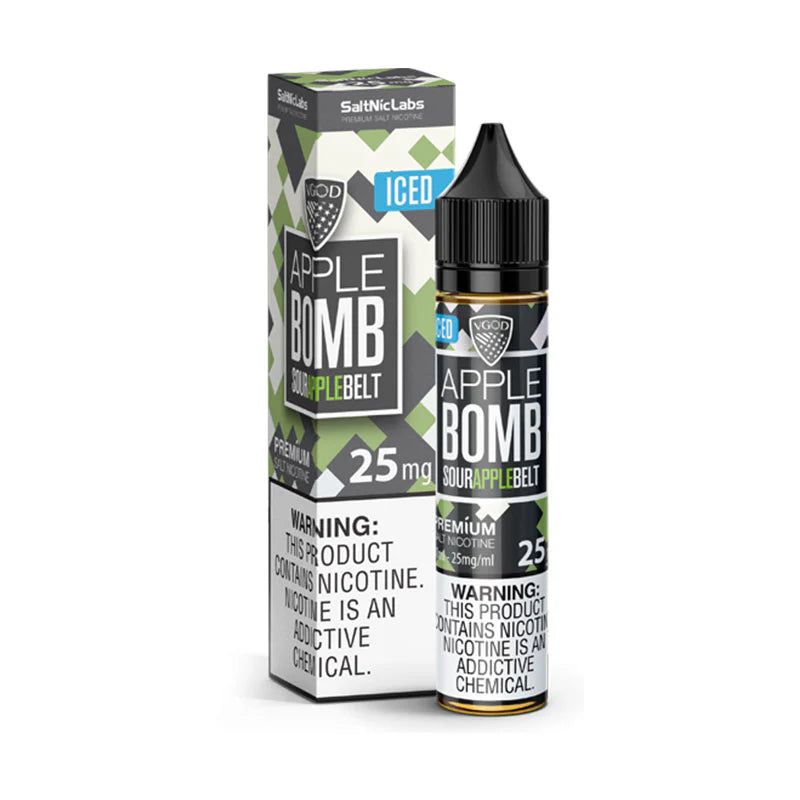 APPLE BOMB ICED ICE 30ML - VGOD ICED SALT NIC - MrVapora.pk