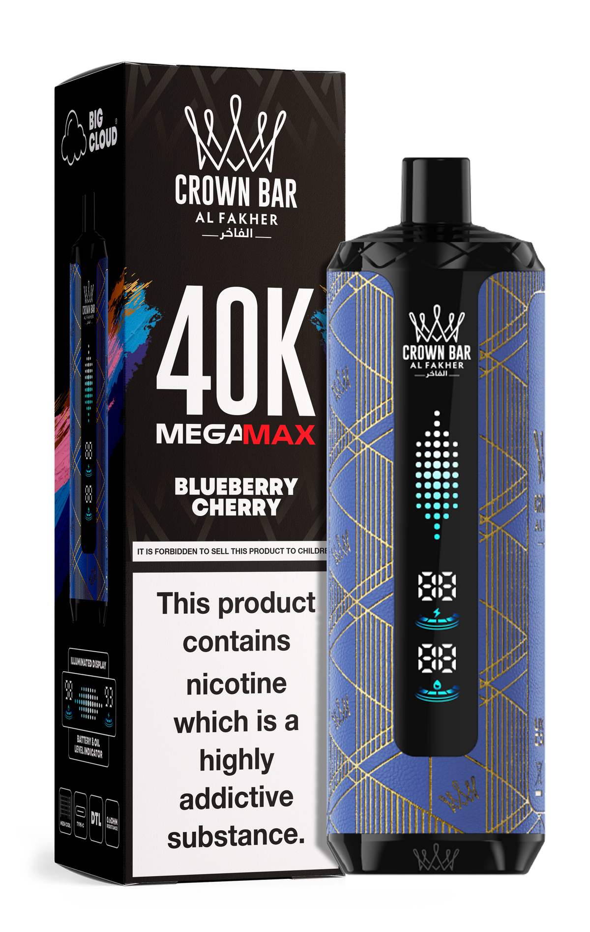 AL FAKHER MEGA MAX 40K CROWN BAR 6MG