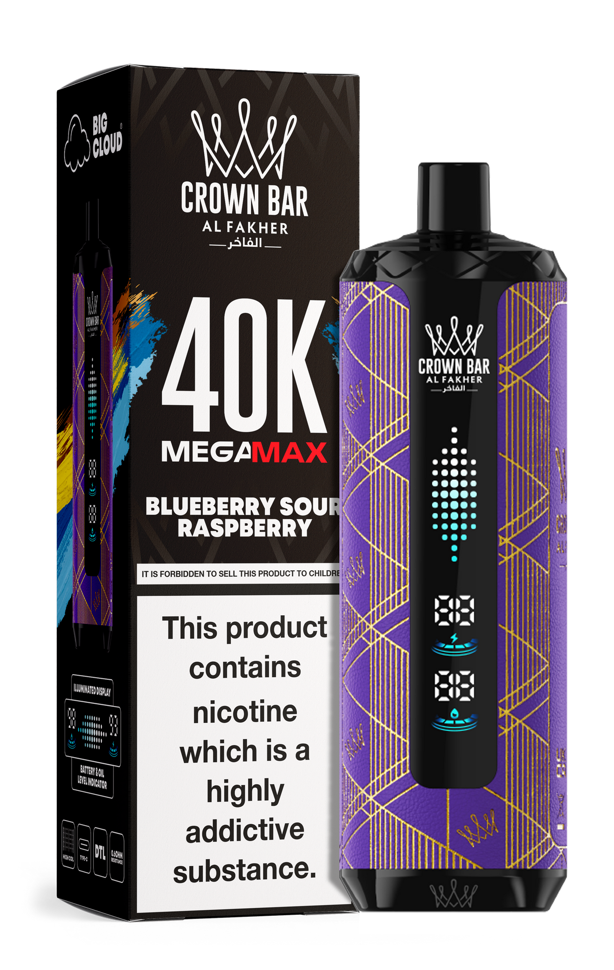 AL FAKHER MEGA MAX 40K CROWN BAR 6MG