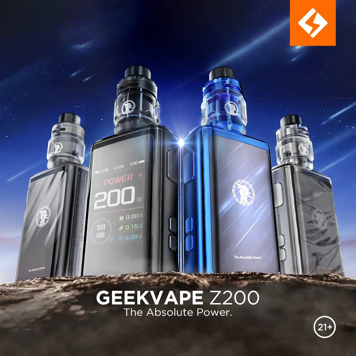 GEEKVAPE Z200 200W STARTER KIT - MrVapora.pk