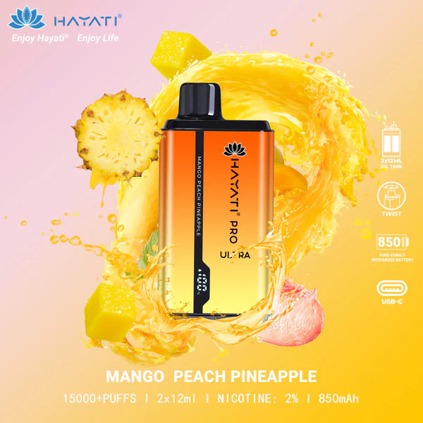 HAYATI PRO ULTRA 15000 PUFFS - MrVapora.pk