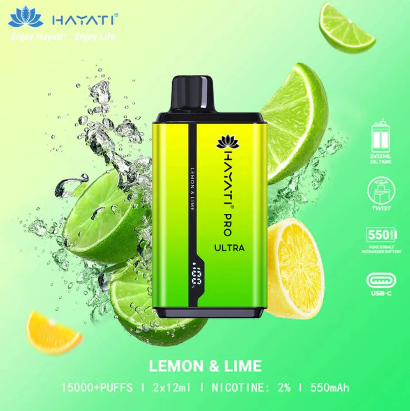 HAYATI PRO ULTRA 15000 PUFFS - MrVapora.pk