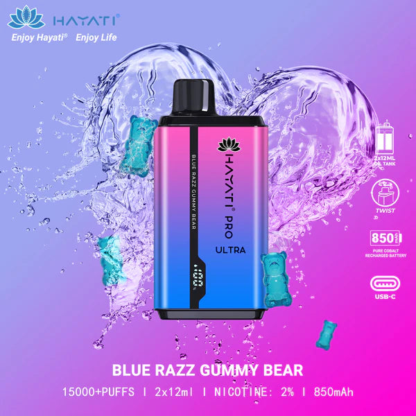 HAYATI PRO ULTRA 15000 PUFFS - MrVapora.pk