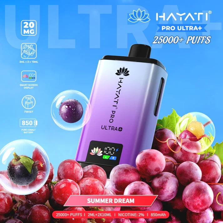 HAYATI PRO ULTRA+ 25000 Puffs - MrVapora.pk