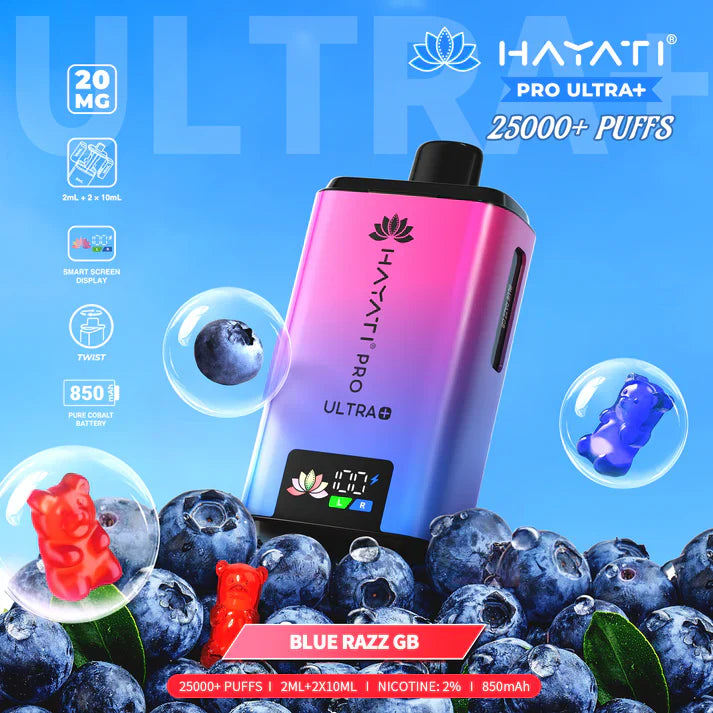 HAYATI PRO ULTRA+ 25000 Puffs - MrVapora.pk
