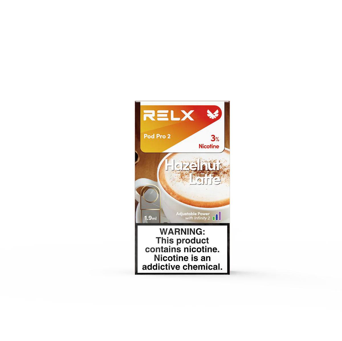 HAZELNUT LATTE 3% RELX POD HAZELNUT LATTE 3% RELX POD - MrVapora.pk