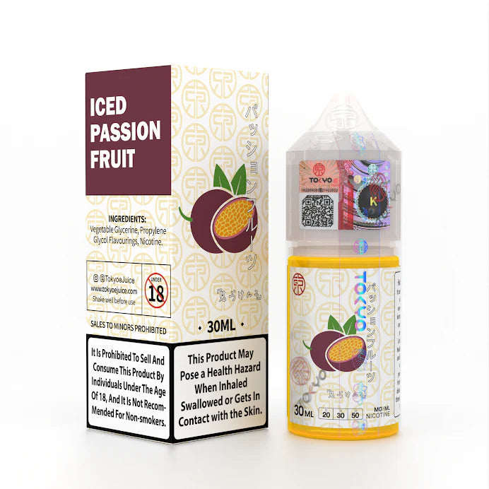 ICED PASSION FRUIT 30MG 30ML -TOKYO CLASSIC SERIES - MrVapora.pk
