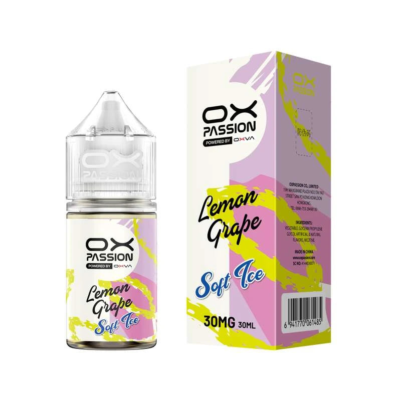 LEMON GRAPE 30ML - OX PASSION SOFT ICE - MrVapora.pk