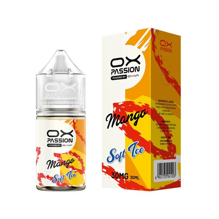 MANGO ICE 30ML - OX PASSION SOFT ICE - MrVapora.pk