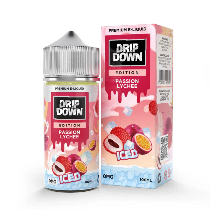 PASSION LYCHEE ICE 100ML- DRIP DOWN EDITION - MrVapora.pk