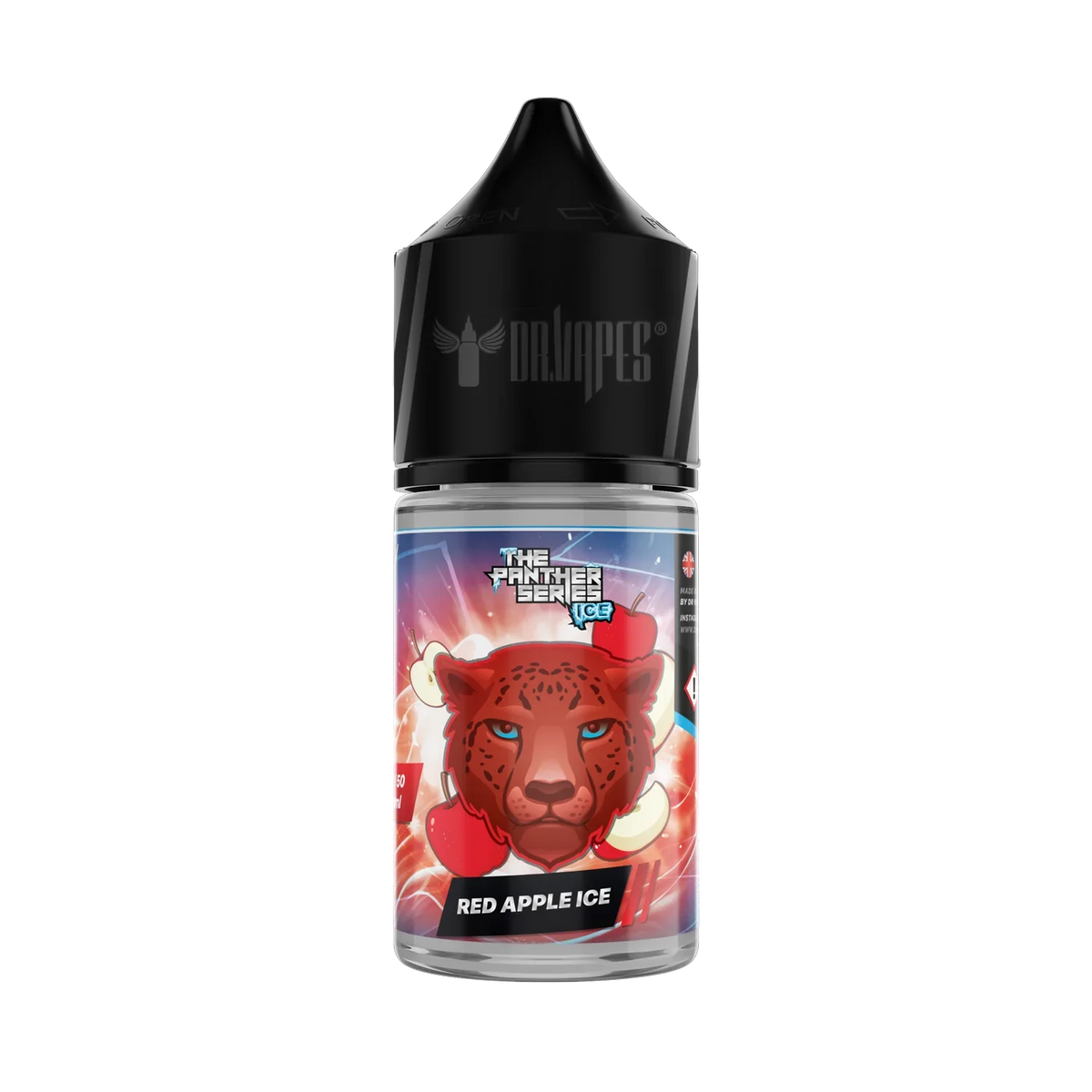 RED APPLE ICE 30MG 30ML - DR VAPES PANTHER SUPER ICE - MrVapora.pk