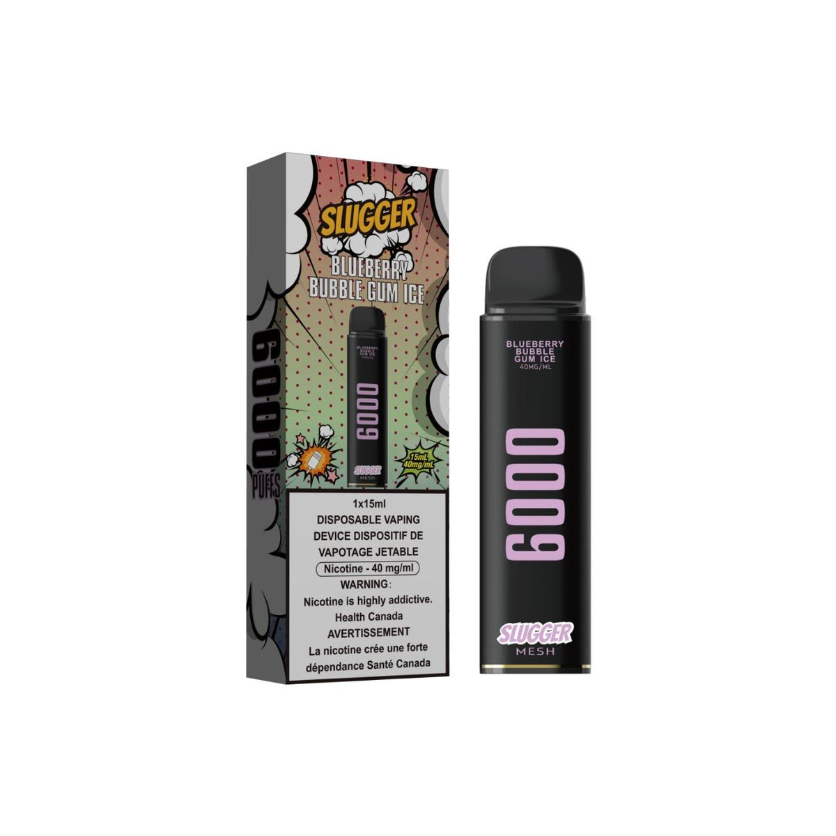 SLUGGER 40MG 6000 PUFFS - MrVapora.pk
