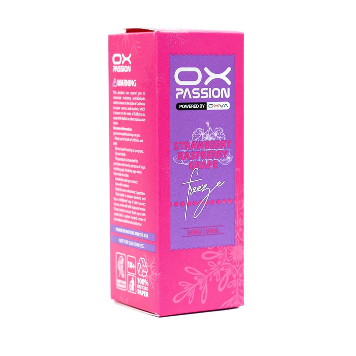 STRAWBERRY RASPBERRY GRAPE ICE 30ML - OX PASSION SALT BY OXVA - MrVapora.pk