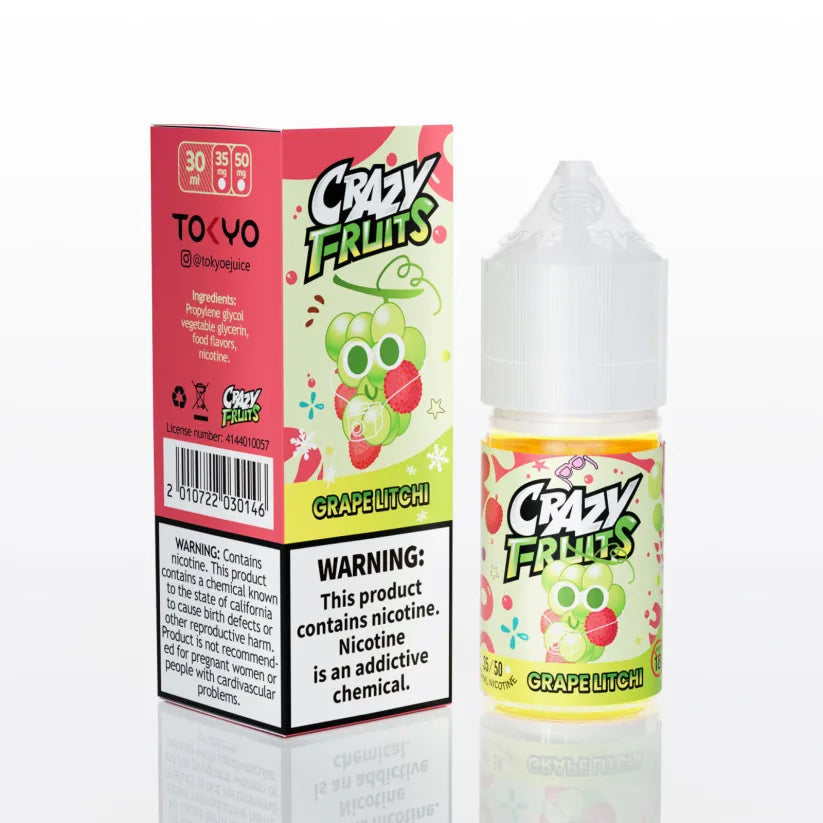 Tokyo Crazy Fruits Grape Lychee 30ML - MrVapora.pk