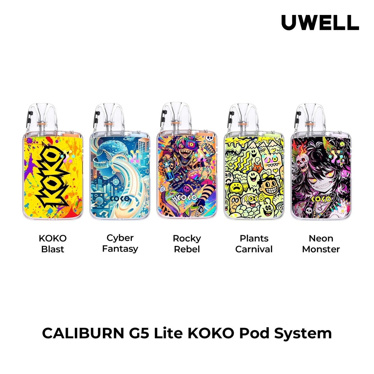 UWELL CALIBURN G5 LITE KOKO POD KIT - MrVapora.pk