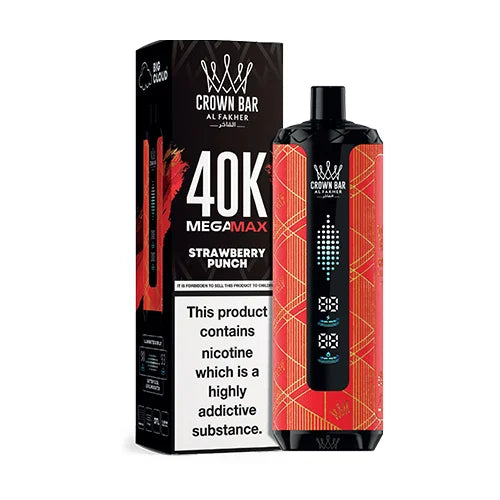 AL FAKHER MEGA MAX 40K CROWN BAR 6MG - MrVapora.pk
