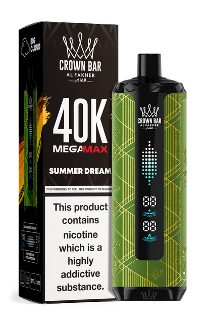 AL FAKHER MEGA MAX 40K CROWN BAR 6MG - MrVapora.pk