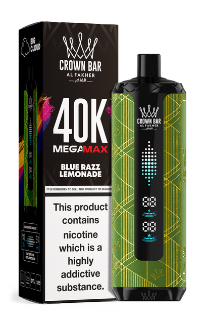 AL FAKHER MEGA MAX 40K CROWN BAR 6MG - MrVapora.pk