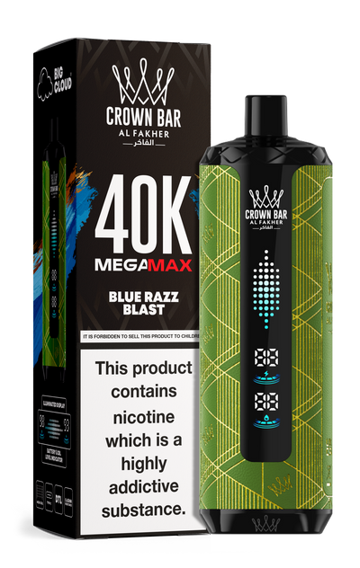 AL FAKHER MEGA MAX 40K CROWN BAR 6MG - MrVapora.pk