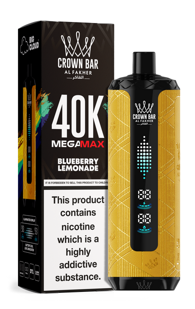 AL FAKHER MEGA MAX 40K CROWN BAR 6MG - MrVapora.pk