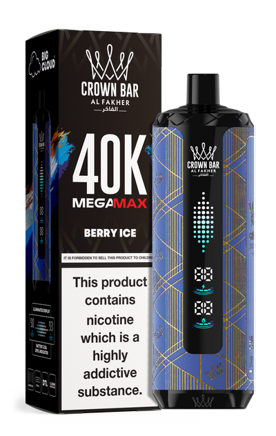 AL FAKHER MEGA MAX 40K CROWN BAR 6MG - MrVapora.pk