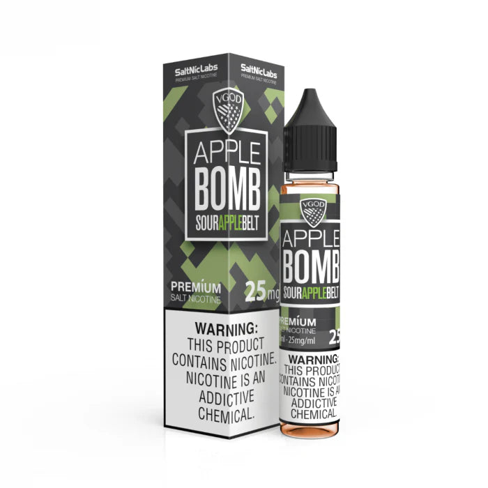 APPLE BOMB 30ML - VGOD NON ICED  SALT NIC - MrVapora.pk