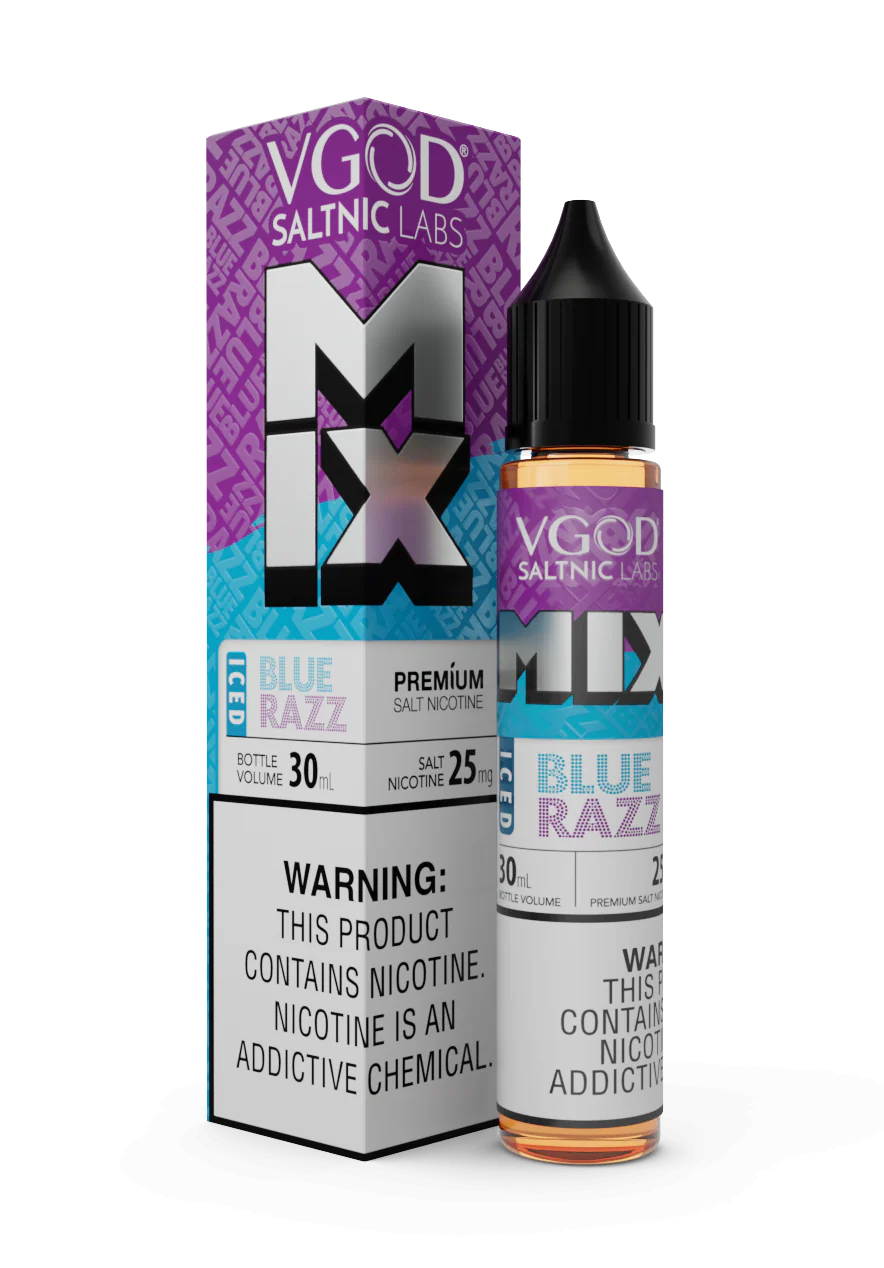 BLUE RAZZ ICED 30ML - VGOD ICED  SALT NIC - MrVapora.pk