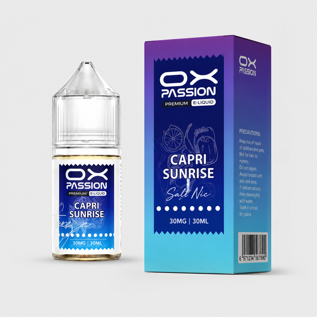 CAPRI SUNRISE 30ML- OX PASSION SALT BY OXVA - MrVapora.pk