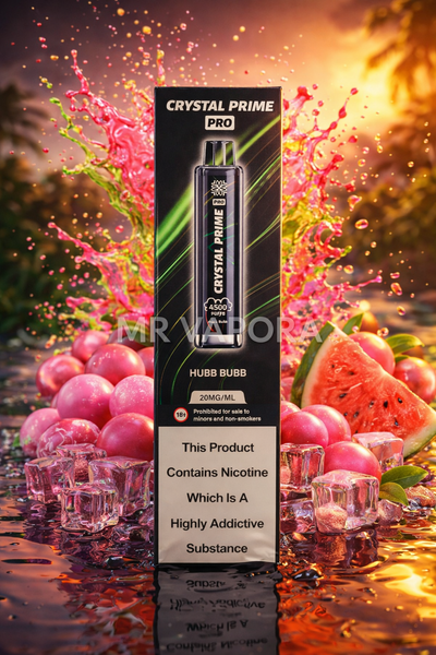 Crystal prime pro 4500 puffs 2% Disposable - MrVapora.pk