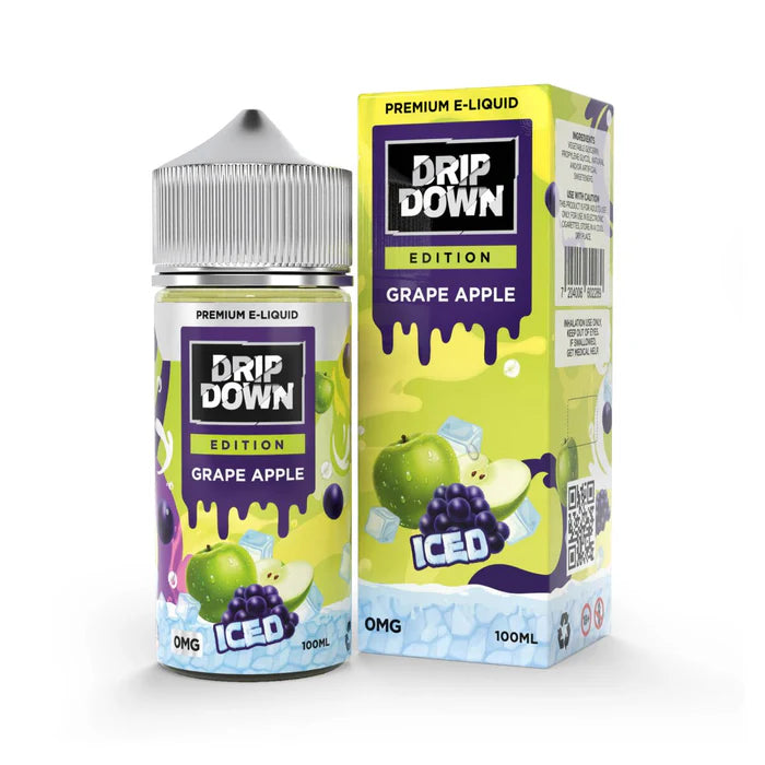 GRAPE APPLE ICE   100ML - DRIP DOWN EDITION - MrVapora.pk