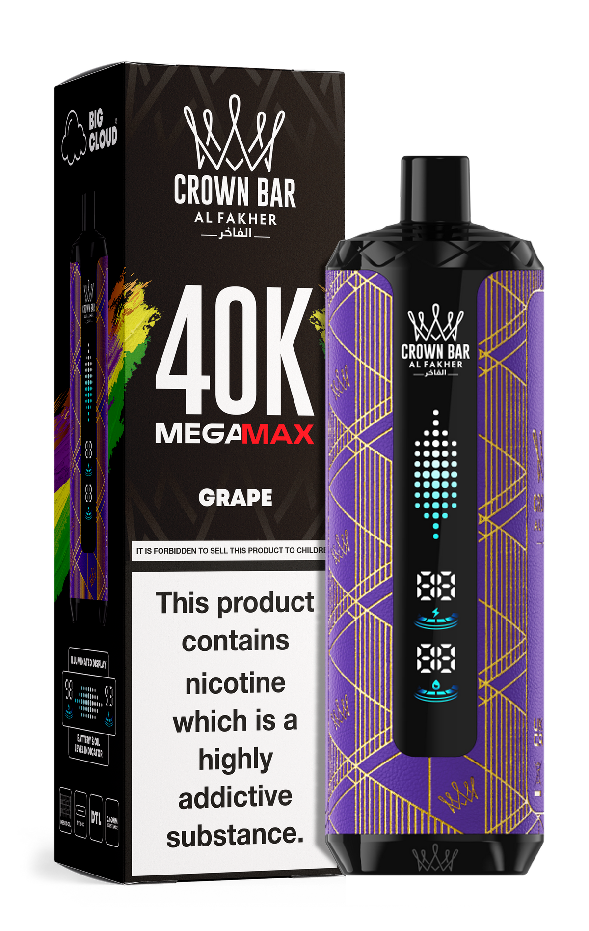 AL FAKHER MEGA MAX 40K CROWN BAR 6MG
