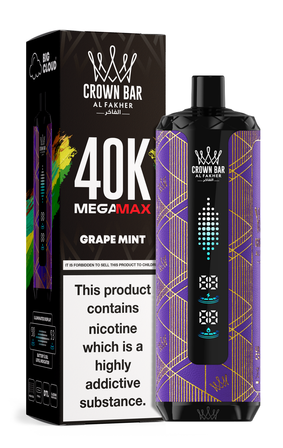 AL FAKHER MEGA MAX 40K CROWN BAR 6MG
