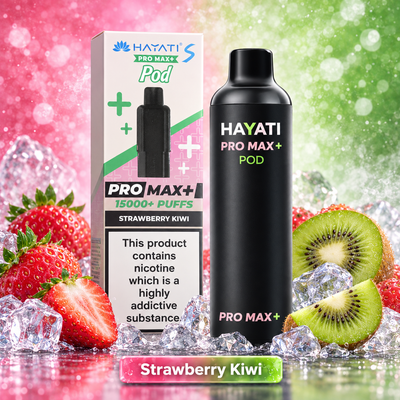 HAYATI PRO MAX + 15000 PUFFS - COMPATIBLE PODS - MrVapora.pk