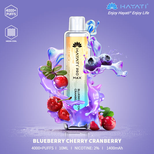HAYATI PRO MAX 4000 PUFFS AT BEST PRICE - MrVapora.pk