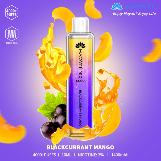 HAYATI PRO MAX 4000 PUFFS AT BEST PRICE - MrVapora.pk