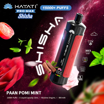 HAYATI PRO MAX SHISHA 15000 PUFFS - MrVapora.pk