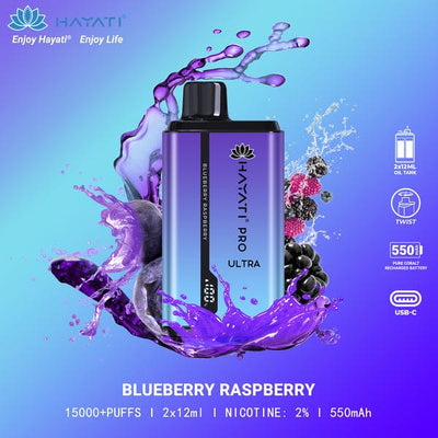 HAYATI PRO ULTRA 15000 PUFFS - MrVapora.pk