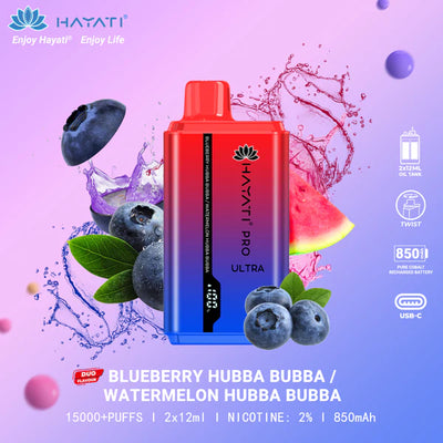 HAYATI PRO ULTRA 15000 PUFFS - MrVapora.pk