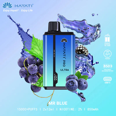 HAYATI PRO ULTRA 15000 PUFFS - MrVapora.pk