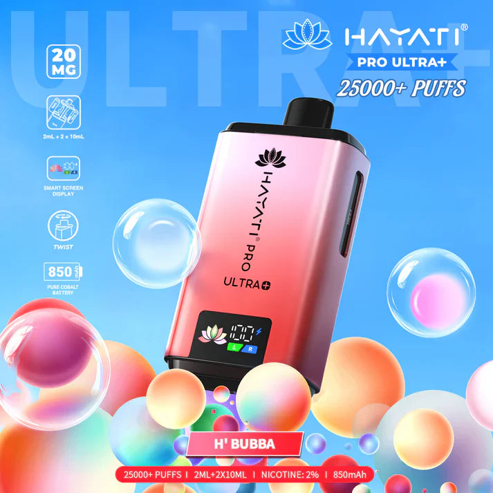 HAYATI PRO ULTRA+ 25000 Puffs - MrVapora.pk