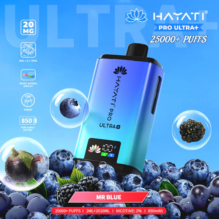 HAYATI PRO ULTRA+ 25000 Puffs - MrVapora.pk