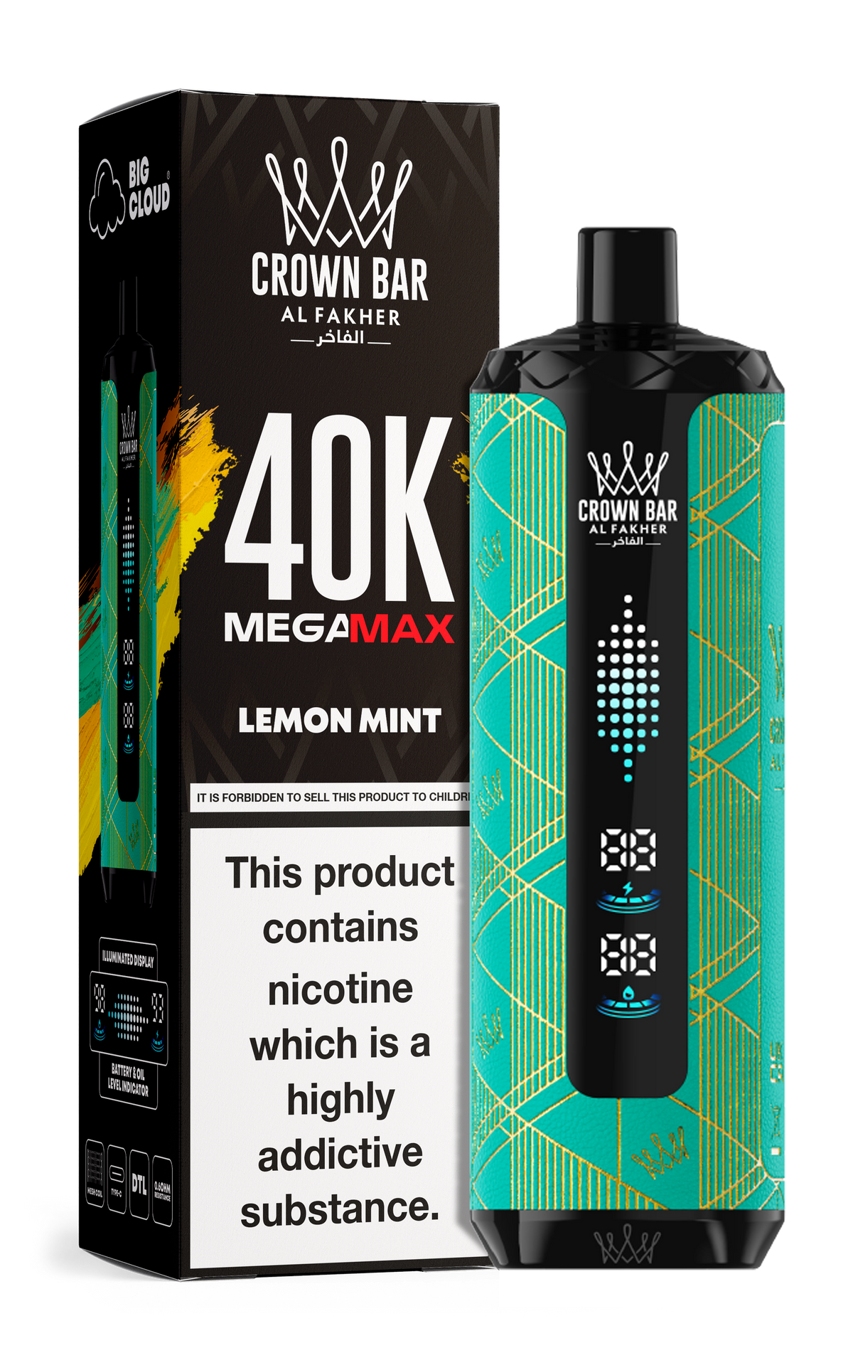 AL FAKHER MEGA MAX 40K CROWN BAR 6MG