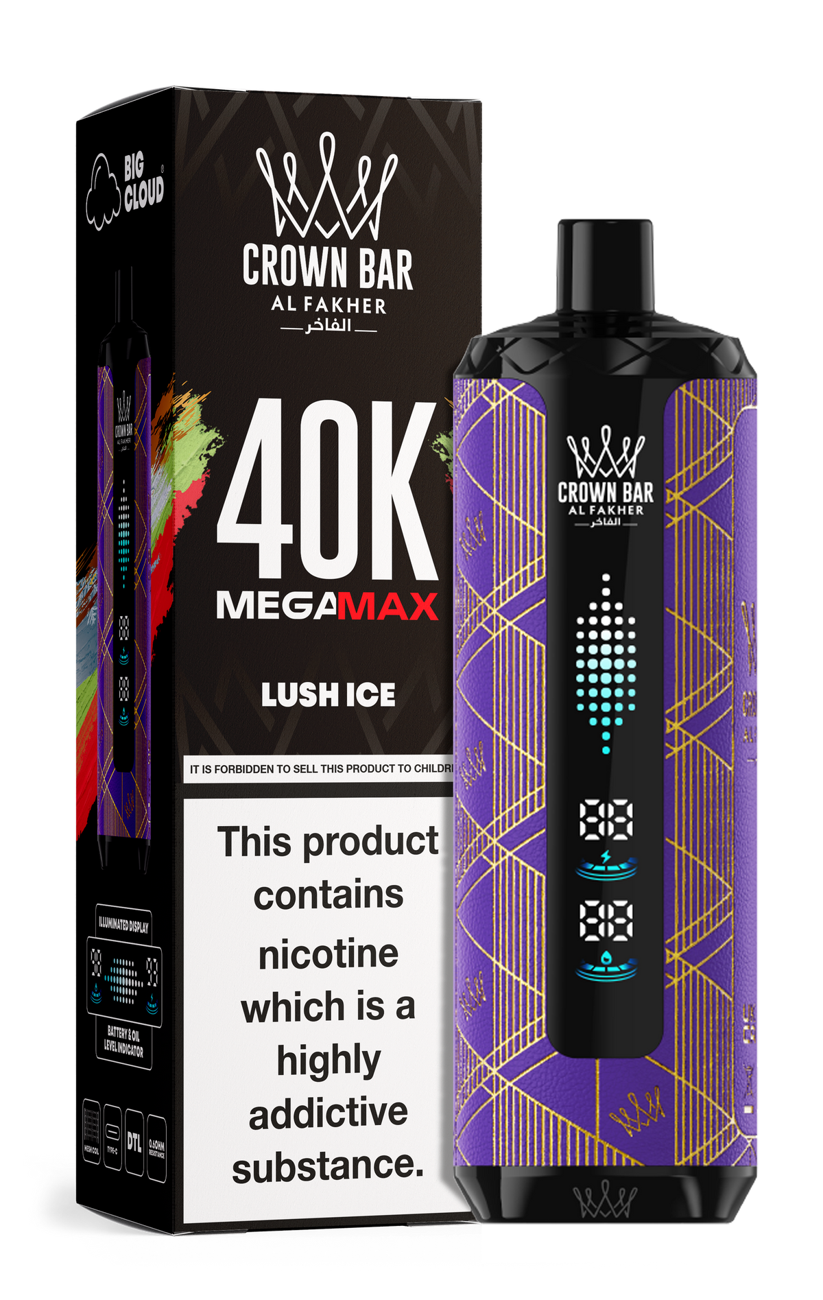 AL FAKHER MEGA MAX 40K CROWN BAR 6MG