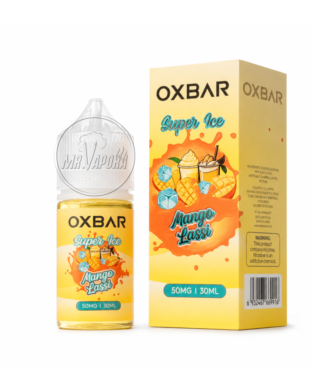 OXBAR MANGO LASSI  30ML - SUPER ICE NIC SALT - MrVapora.pk