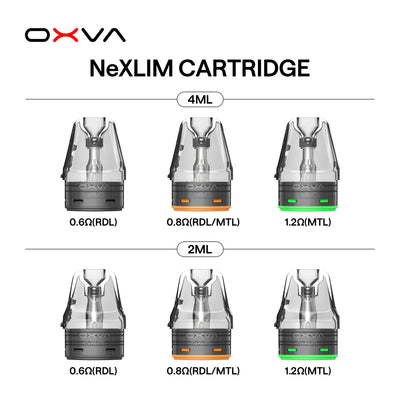 OXVA NEXLIM REPLACEMENT CARTRIDGE 4ML – 3 PCS - MrVapora.pk